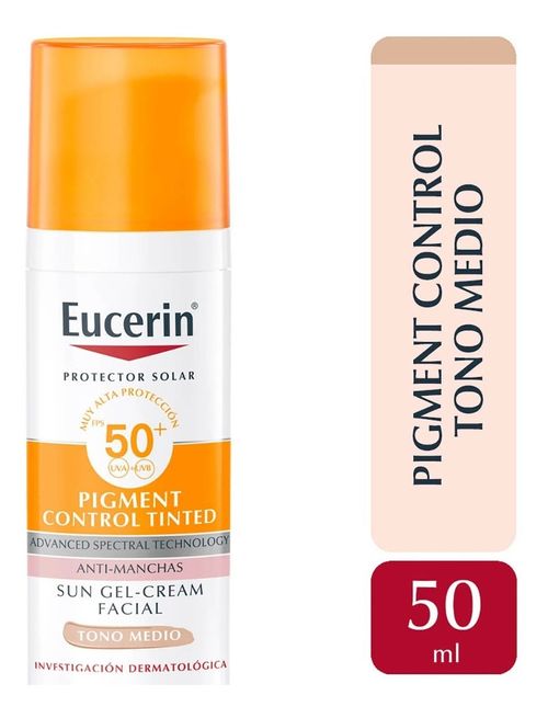 Eucerin Pigment Control Solar Facial Tono Medio Fps50 X 50ml