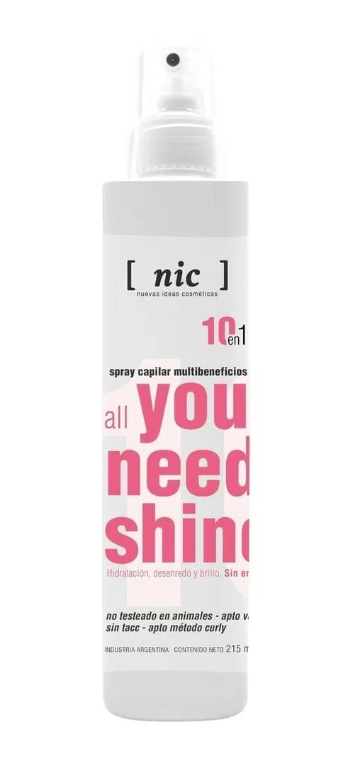 Nic-Spray-Capilar-Sin-Enjuague-10-En-1-All-You-Need-Is-Shine-en-FarmaPlus