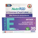 Nutril100-Vitamina-E-Natural-200mg-Antioxidante-30-Capsulas-en-FarmaPlus