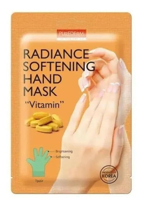 Purederm Radiance Softening Hand Mask Nutritiva 1 Par