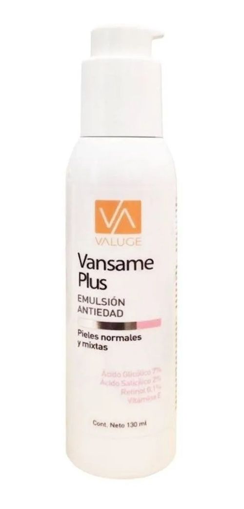 Vansame Plus Emulsion Corporal Suavizante Antiedad Arrugas