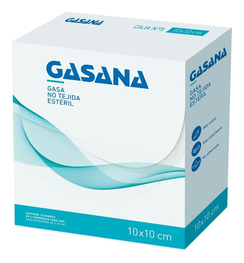 Gasana-Gasa-10x10cm-Caja-N-5-No-Tejida-10-Sobres-De-2u-C-u-en-FarmaPlus