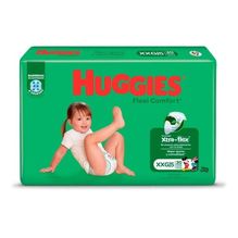 Huggies Flexi Comfort Unisex Pañales Xxg 30 unidades