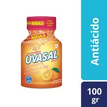 Uvasal Naranja Frasco Sales Esfervescentes 100gr