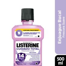 Listerine Cuidado Total Zero Enjuague Bucal Menta X 500ml
