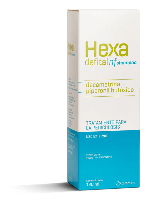 Hexa Defital  Nf Shampoo Pediculosis Piojo Y Liendres X120ml