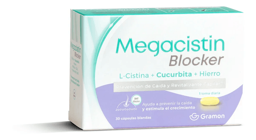 Megacistin Blocker Prevencion Caida Del Cabello X30 Capsulas
