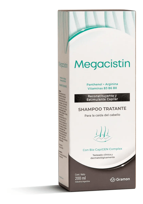 Megacistin Shampoo Anticaida Fortalecedor X 200 Ml