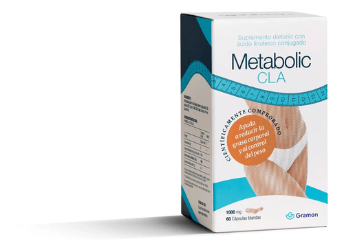 Metabolic Cla  x 60 Caps Quemador De Grasas