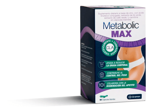 Metabolic Max Control De Peso Y Grasa Corporal 60 Capsulas
