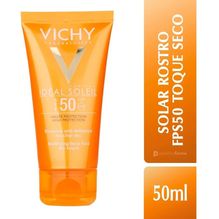 Crema rostro toque seco FPS 50 Idéal Soleil  50ml de Vichy