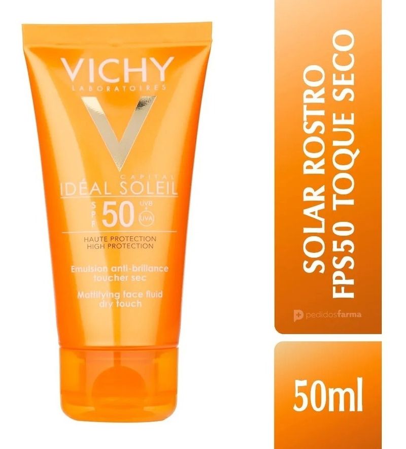 Vichy-Ideal-Soleil-Crema-Facial-Toque-Seco-Fps-50-X-50ml-en-FarmaPlus