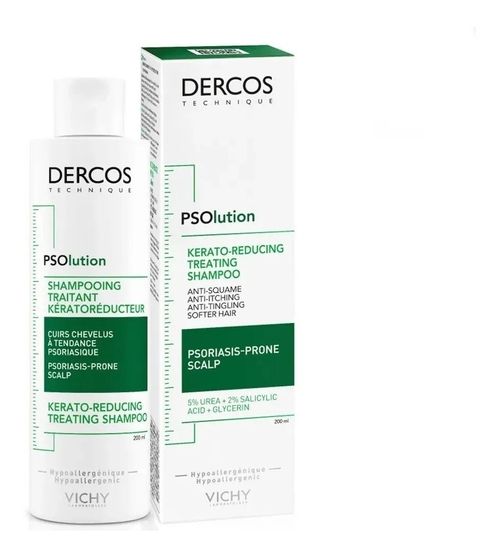 Shampoo Psolution Psoriasis Picazón Descamación Vichy