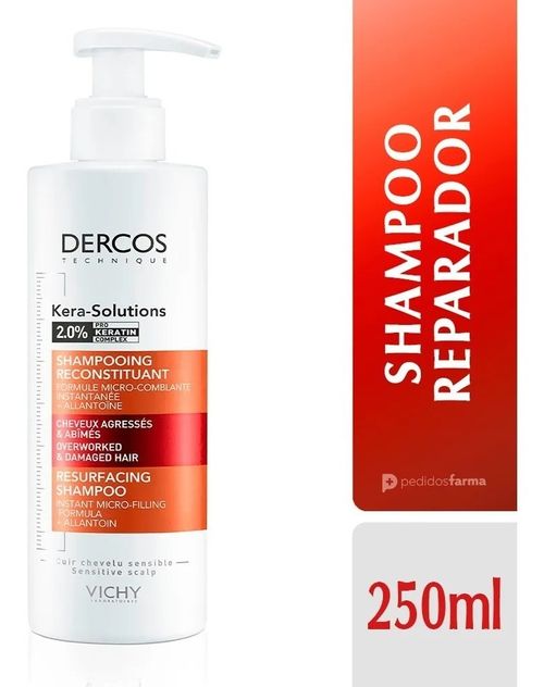 Vichy Dercos Kera Solutions Shampoo Reparador 250ml