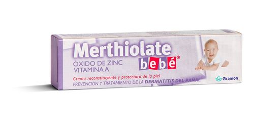 Merthiolate Crema Bebé Reconstituyente Y Protectora X 40g