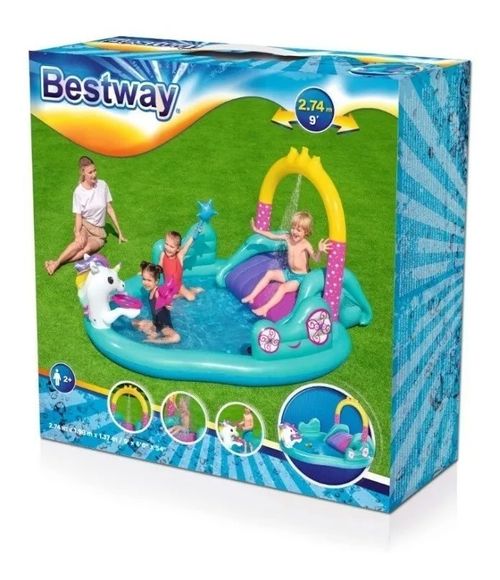 Bestway Play Center Unicornio 274 X 198cm X 137cm Jlt 53097