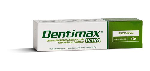 Dentimax Crema Adhesiva Para Protesis Menta 40g