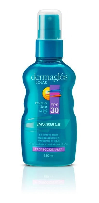 Dermaglos Protector Solar Fps30 Spray Invisible 180ml