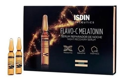 Isdinceutics Flavo-c Melatonin Serum Reparador Noche 10 Ampollas