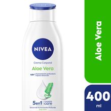 Crema corporal Aloe Vera 5 en 1 NIVEA para piel normal a seca x 400 ml