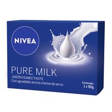 Jabón humectante Pure Milk NIVEA Box para todo tipo de piel 1 x 90 gr