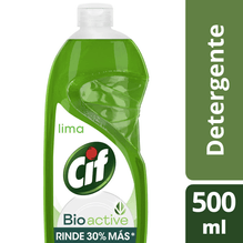 Detergente Cif Bio Active Gel Limón Verde 500ml
