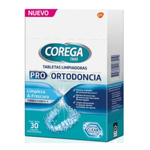 Corega Tabs Tabletas Limpiadoras Pro Ortodoncia 30 Unidades