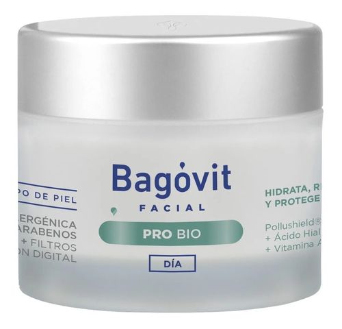 Crema Facial Hidratante Revitalizante Bagóvit Pro Bio de Día x 50 g