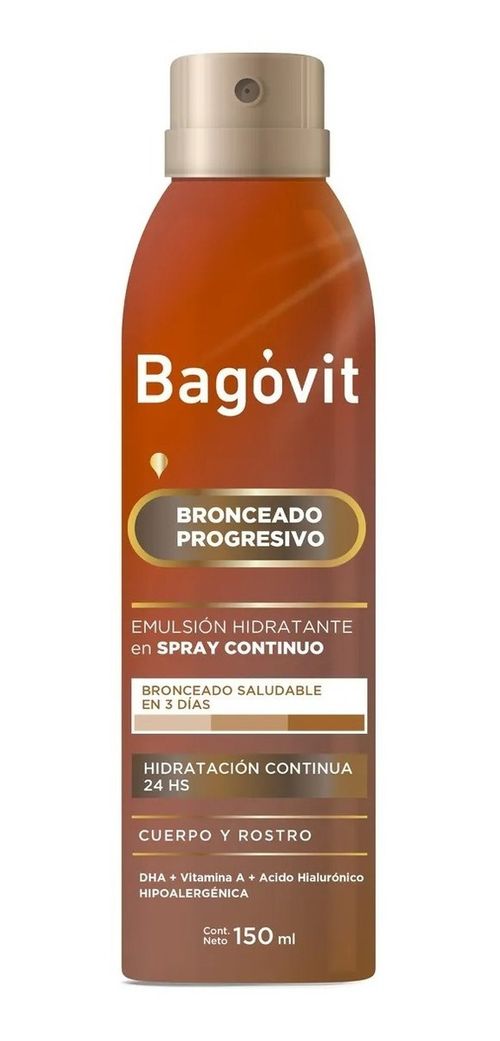 Bagovit A Bronceado Progresivo Spray Continuo 150 ml