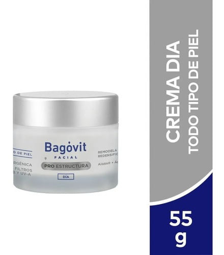 Crema Facial Antiage Hidratante Bagóvit Pro Estructura de Día x 55 g