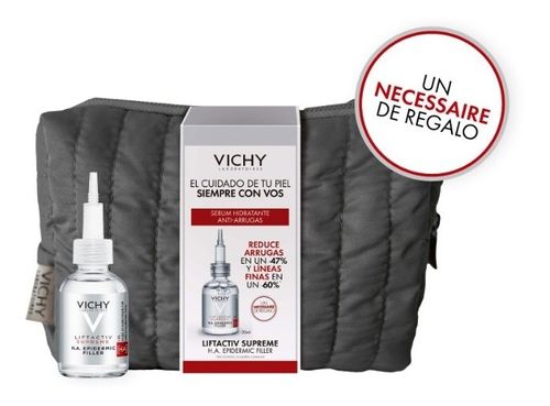 Vichy Bom Liftactiv Ha Filler Serum Hidratante Antiage 30ml + Neceser