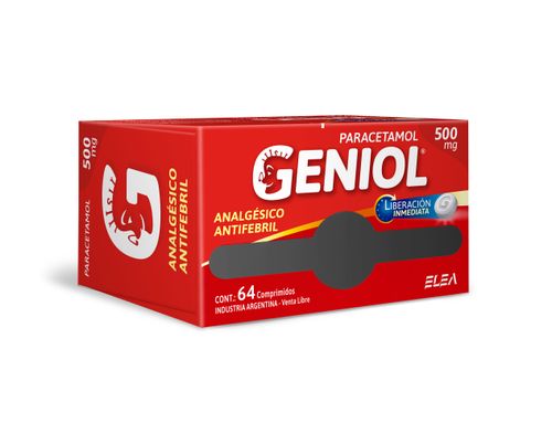 Geniol 500mg x64un comprimidos