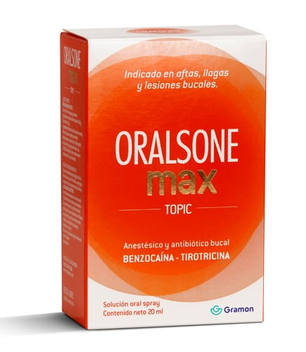 Oralsone Max Solución Tópica Spray x20 ml