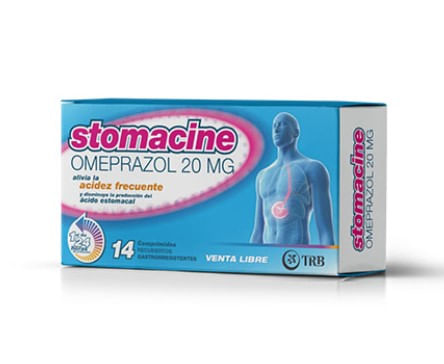 Stomacine Omeprazol Acidez Frecuente x14 comprimidos recubiertos