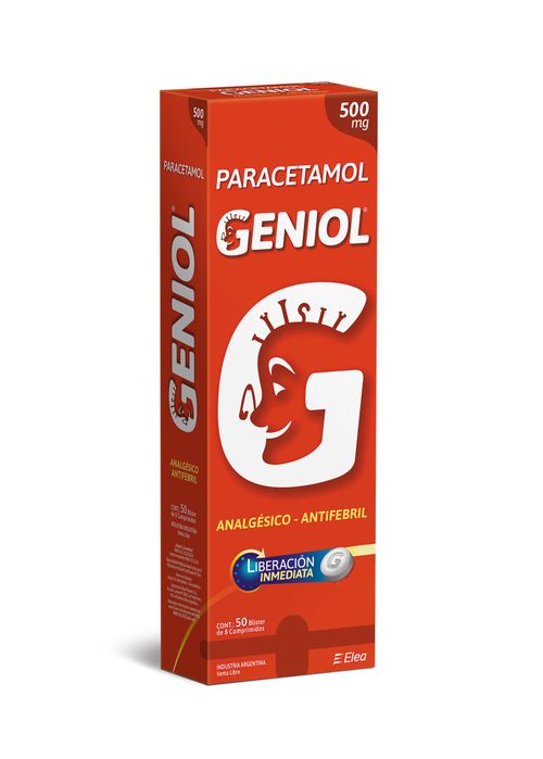 Geniol 500mg 50 Blister x8un comprimidos