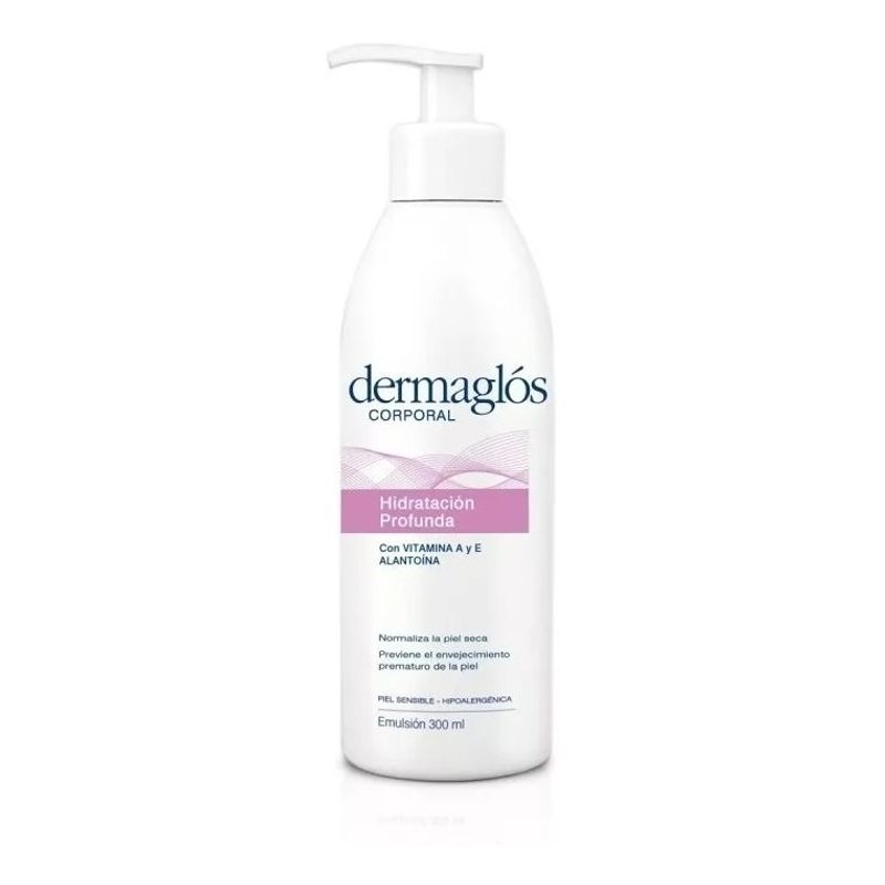Dermaglos-Hidratante-Corporal-Emulsion-Piel-Sensible-300ml-en-FarmaPlus