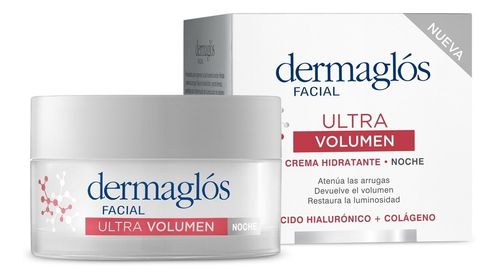 Dermaglos Facial Ultra Volumen Crema Hidratante De Noche 50g