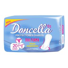 Doncella Protector Diario Duo Forma Sin Deo 20 Unidades