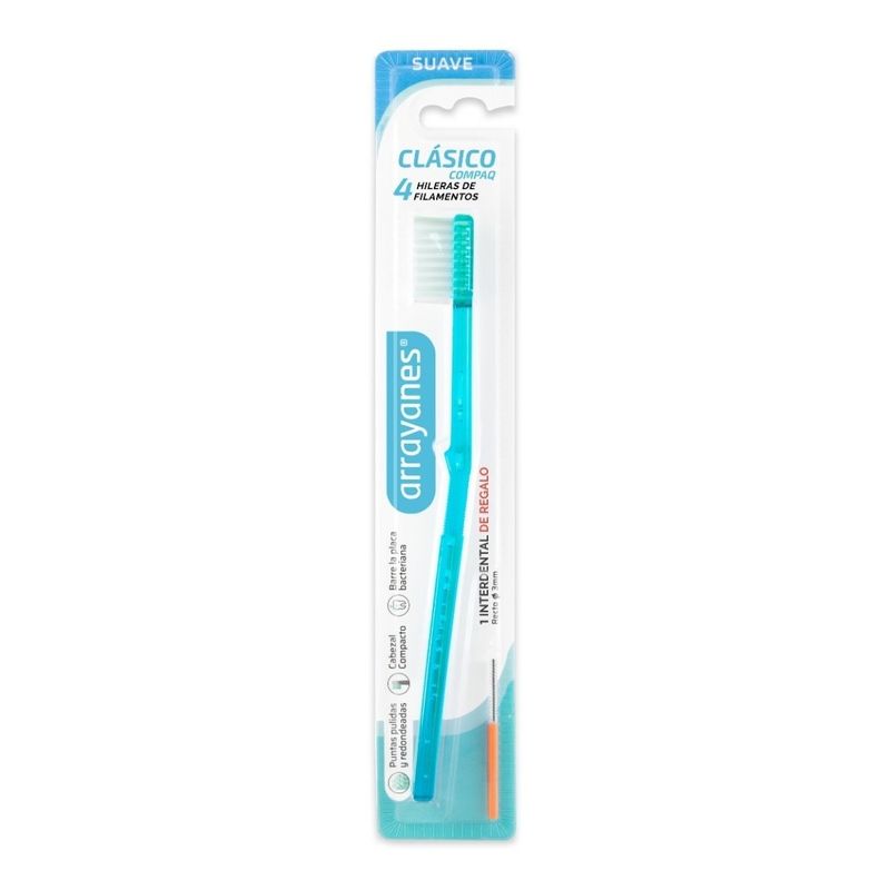 Arrayanes-Cepillo-Dental-Clasico-Compaq-4-Hileras-Suave-1u-en-FarmaPlus