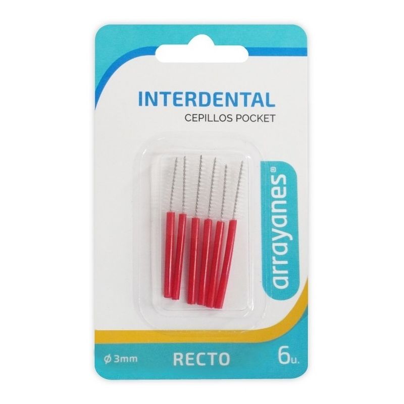 Arrayanes-Cepillo-Interdental-Pocket-Cilindrico-3mm-X-6-Uds-en-FarmaPlus