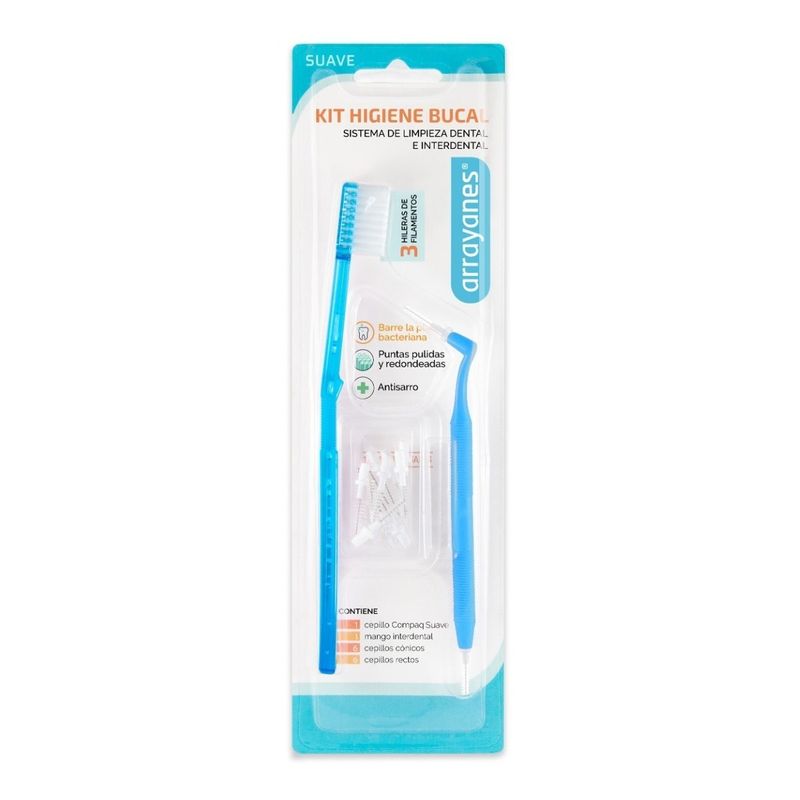 Arrayanes-Kit-Higiene-Bucal-Cepillo-Dental---Interdental-en-FarmaPlus