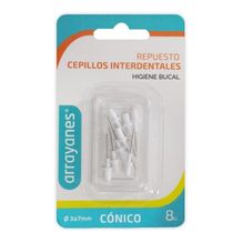 Arrayanes Repuesto Cepillos Interdentales Cónico 3-7mm X 8u