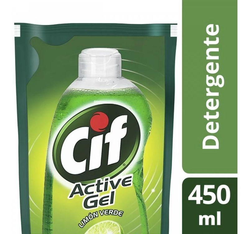 Cif-Active-Detergente-Lavavajilla-Gel-Limon-Verde-450ml-Rep.-en-FarmaPlus