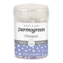 Dermogreen Hisopos De Algodón 100 Unidades