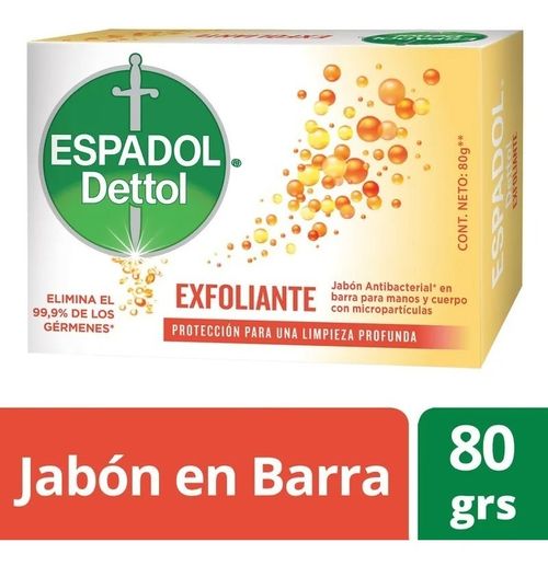 Espadol Jabón De Tocador Exfoliante Barra 80g