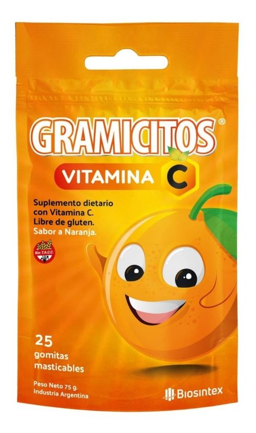 Gramicitos Vitamina C Suplemento Dietario Gomitas 25 Uds
