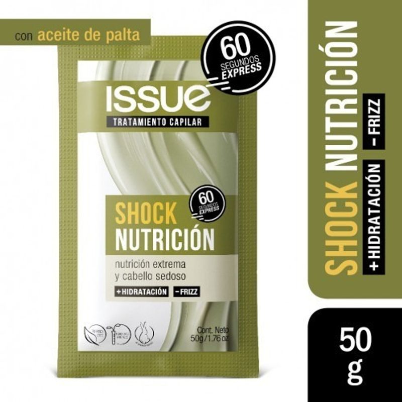 Issue-Tratamiento-Capilar-Sachet-Shock-Nutricion-50g-12-Uds-en-FarmaPlus