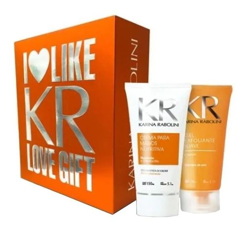 Karina Rabolini Love Gift Naranja Crema De Mano + Gel