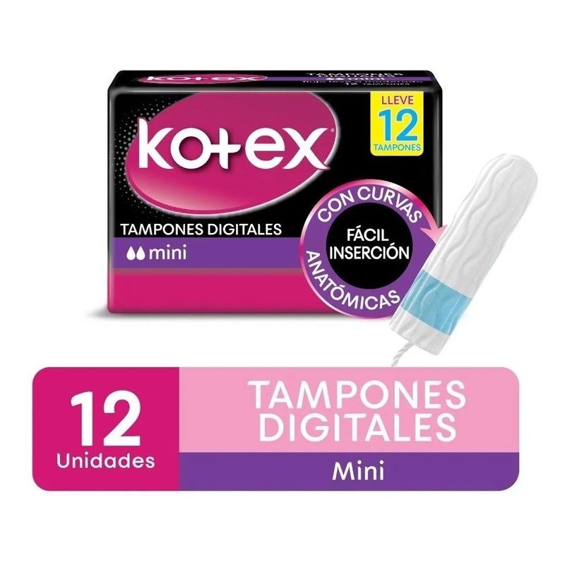 Kotex-Tampones-Digitales-Mini-12-Unidades-en-FarmaPlus