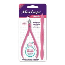 Merheje Basic Alicates + Espátula Para Cutícula
